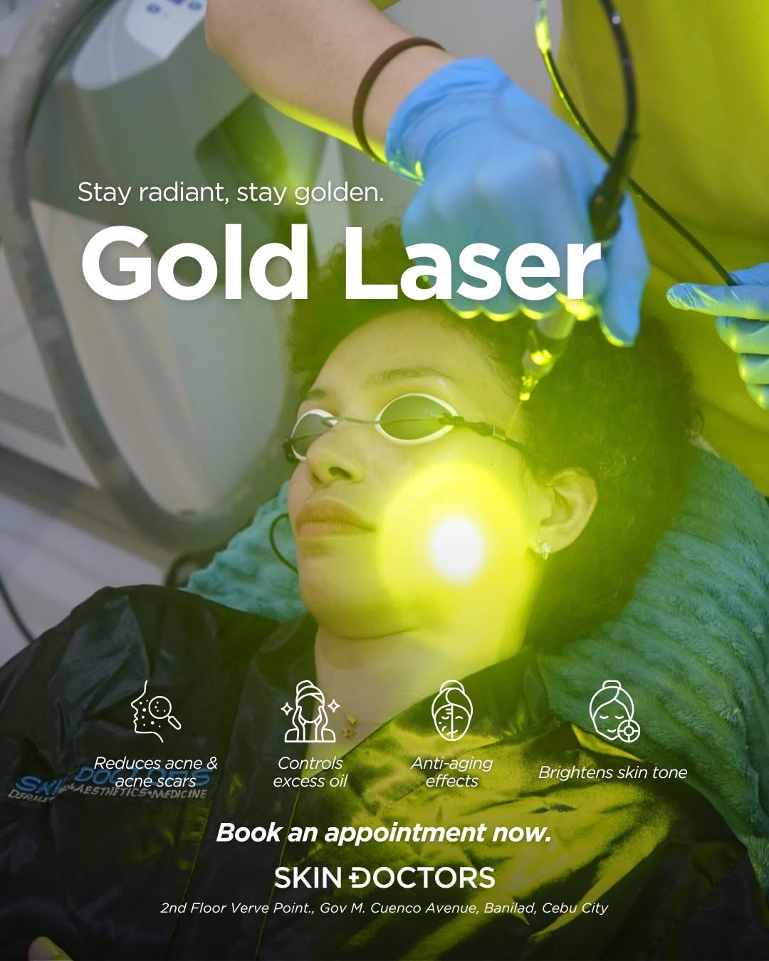 Gold laser treatment at Skin Doctors